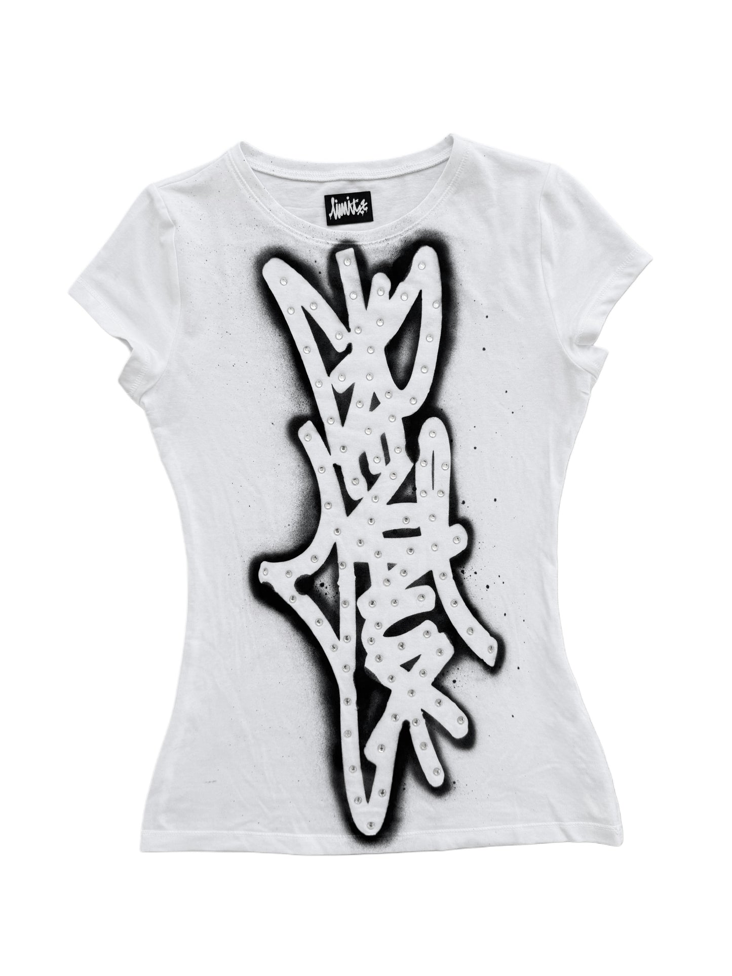 White Graffiti Tee