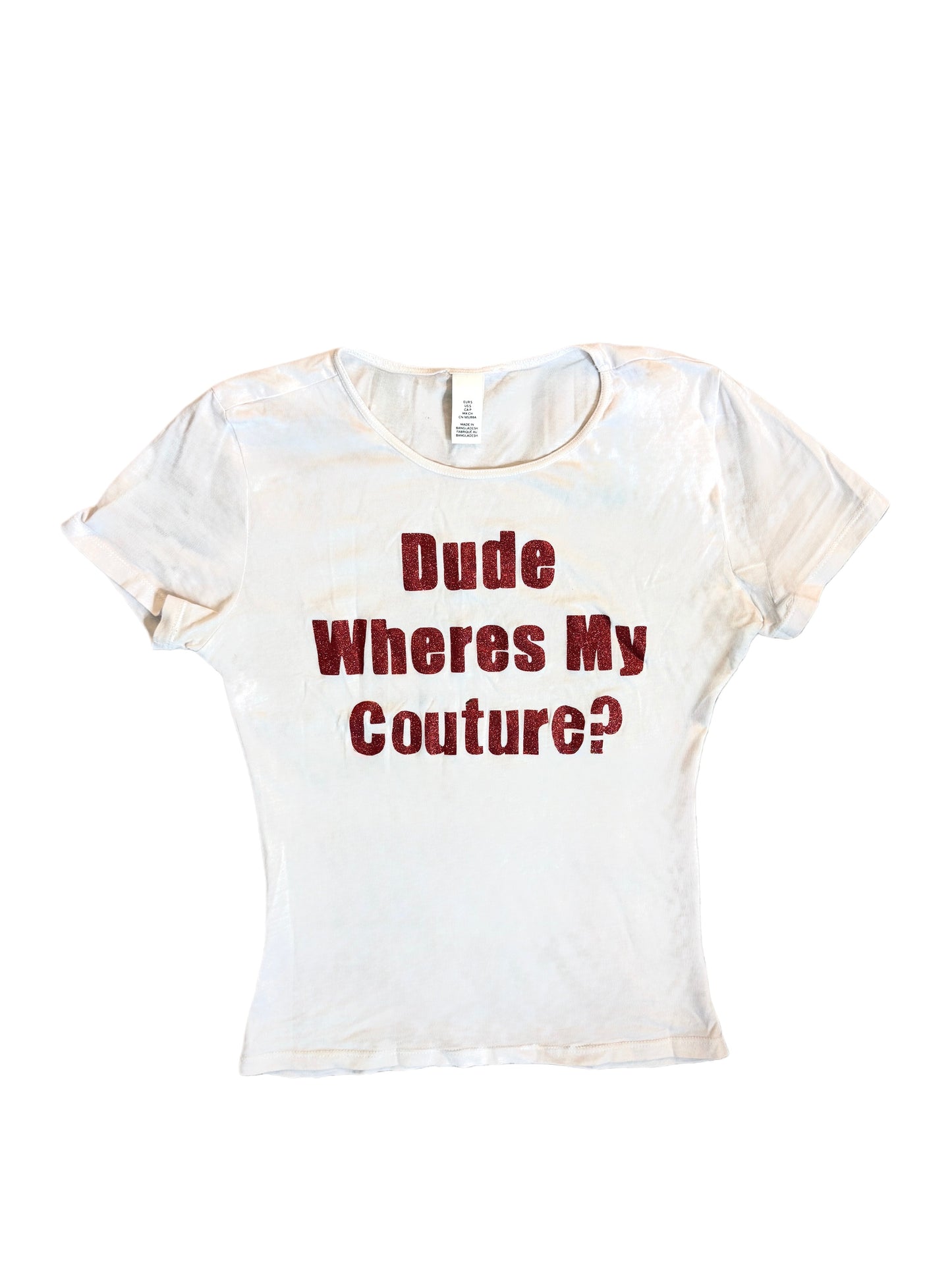 Dude where’s my couture?