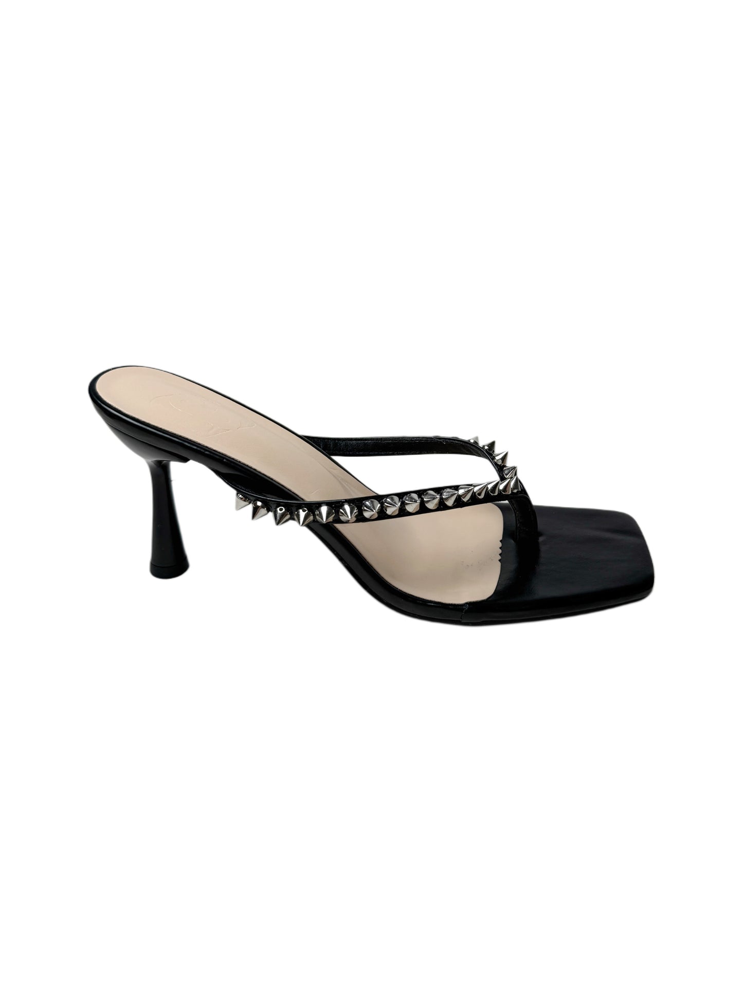 Spiked Kitten Heels